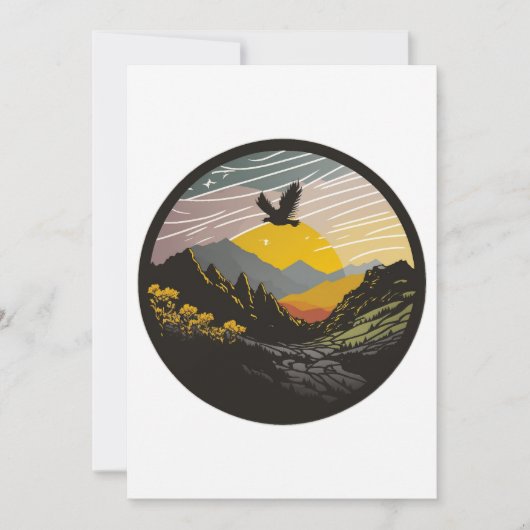 Carte De Remerciements Snowdonia (Devant)