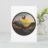 Carte De Remerciements Snowdonia (Debout devant)
