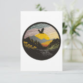 Carte De Remerciements Snowdonia (Debout devant)