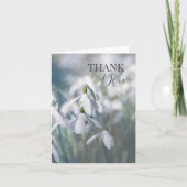 Carte De Remerciements Snowdrops (Devant)