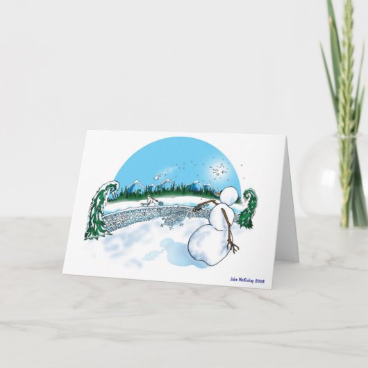 Carte De Remerciements Snowpen US (Devant)