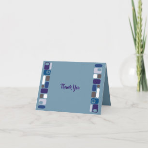 Carte De Remerciements SO MOD Bar Mitzvah Thank You Card