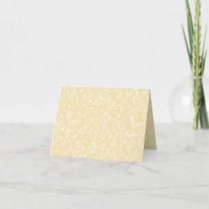 Carte De Remerciements Soft Meadow Neutral - Crème au beurre