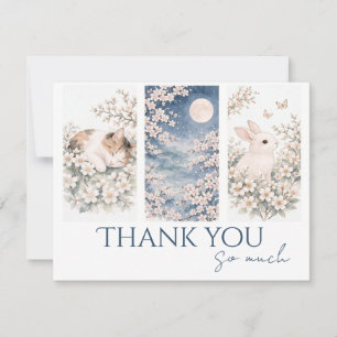 Carte De Remerciements Soft Woodland Animals Thank You Card