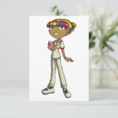 Carte De Remerciements Soins (Debout devant)