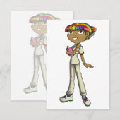 Carte De Remerciements Soins (Devant / Derrière)