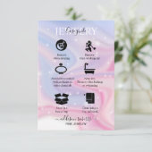 Carte De Remerciements Soins de bijoux esthétiques roses (Debout devant)