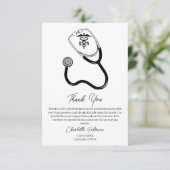 Carte De Remerciements Soins infirmiers sur mesure (Debout devant)