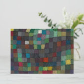 Carte De Remerciements Soirée à N par Paul Klee (Debout devant)