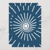 Carte De Remerciements Soleil 8 (Devant / Derrière)