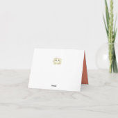 Carte De Remerciements Soleil d'été fantasque (Dos)