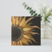 Carte De Remerciements soleil jaune clair (Debout devant)