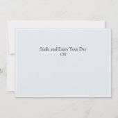 Carte De Remerciements Solidarité Travailleur Unité Fête du Travail avec  (Dos)