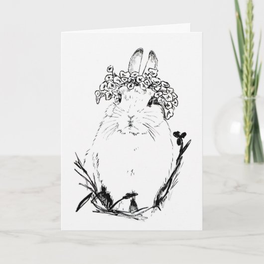 Carte De Remerciements Somebunny card (Devant)
