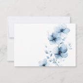 Carte De Remerciements Something Blue Before I Do Bridal Shower (Dos)