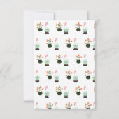 Carte De Remerciements Sorcière verte mignonne et méchante pour un annive (Dos)