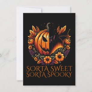 Carte De Remerciements Sorta Sweet Sorta Éffrayant