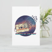 Carte De Remerciements Sounds of the Past Retro 80s Cassette Tape Music  (Debout devant)