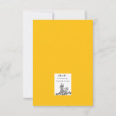 CARTE DE REMERCIEMENTS SOURIRE QUI GARDE (Dos)