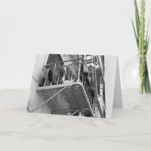 Carte De Remerciements Sous-vêtements pour Humour sec Photo noir et blanc