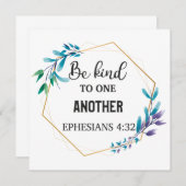 Carte De Remerciements Soyez gentils les uns envers les autres (Devant / Derrière)