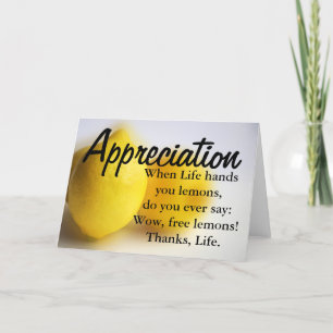 Carte De Remerciements Soyez reconnaissant et comptez vos bénédictions