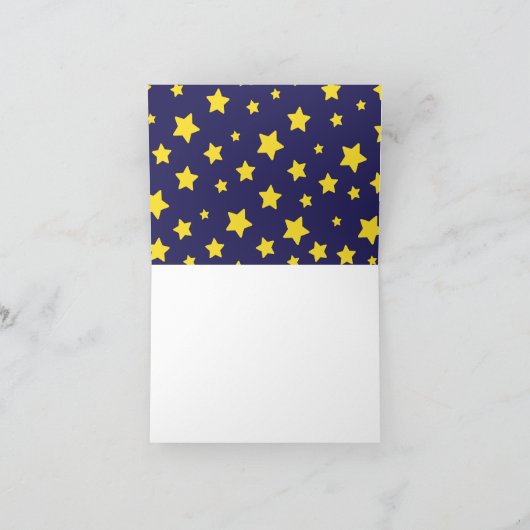 Carte De Remerciements Space Rocket Personalized (Intérieur)