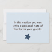 Carte de remerciements Space Rocks (Dos)