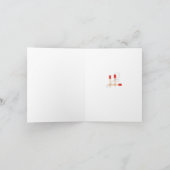 Carte De Remerciements Spatules rouges (Intérieur)