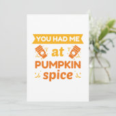 Carte De Remerciements Spice de You Had Me (Debout devant)