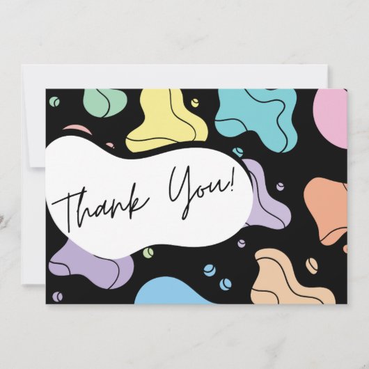 Carte De Remerciements Splendor Abstrait (Devant)