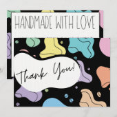 Carte De Remerciements Splendor Abstrait (Devant / Derrière)