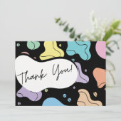 Carte De Remerciements Splendor Abstrait (Debout devant)