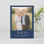 Carte De Remerciements Spring Floral Wedding (Debout devant)