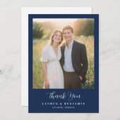 Carte De Remerciements Spring Floral Wedding (Devant / Derrière)