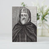 Carte De Remerciements St Ephrem le Syrien Enseignant la Repentance Art (Debout devant)