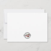 Carte De Remerciements St. Patrick Croix irlandaise Condolence Shamrock (Dos)