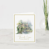 Carte De Remerciements St. Patrick Sympathy Irish catholique funérailles (Devant)