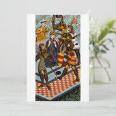 Carte De Remerciements St. Thomas de Cantorbéry l'archevêque courageux (Debout devant)