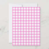 Carte De Remerciements Stand de limonade rose Fête d'anniversaire Fille a (Dos)