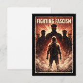 Carte De Remerciements Standing Against the Dark (Devant / Derrière)