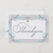 Carte de remerciements Starfish & Diamants (Devant / Derrière)