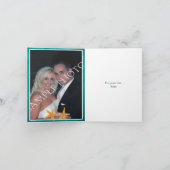 Carte De Remerciements Starfish paire & voile plage plage plage mariage M (Intérieur)