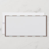 Carte De Remerciements Steampunk Clock and Turquoise Roses on Striped (Dos)