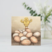 Carte De Remerciements Strong Chick Card (Debout devant)