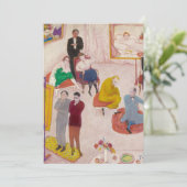 Carte De Remerciements Studio Party par Florine Stettheimer (Debout devant)