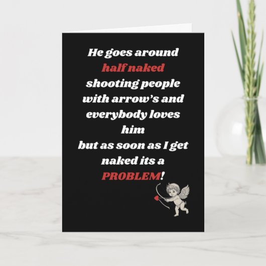 Carte De Remerciements Stupide (Devant)