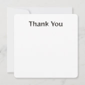 Carte De Remerciements Style Batik Floral Abstrait africain (Dos)