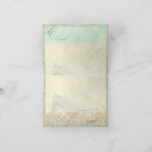 Carte De Remerciements Style côtier moderne de remous de plage d'océan de (Intérieur)