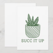 Carte De Remerciements Succès (Devant / Derrière)